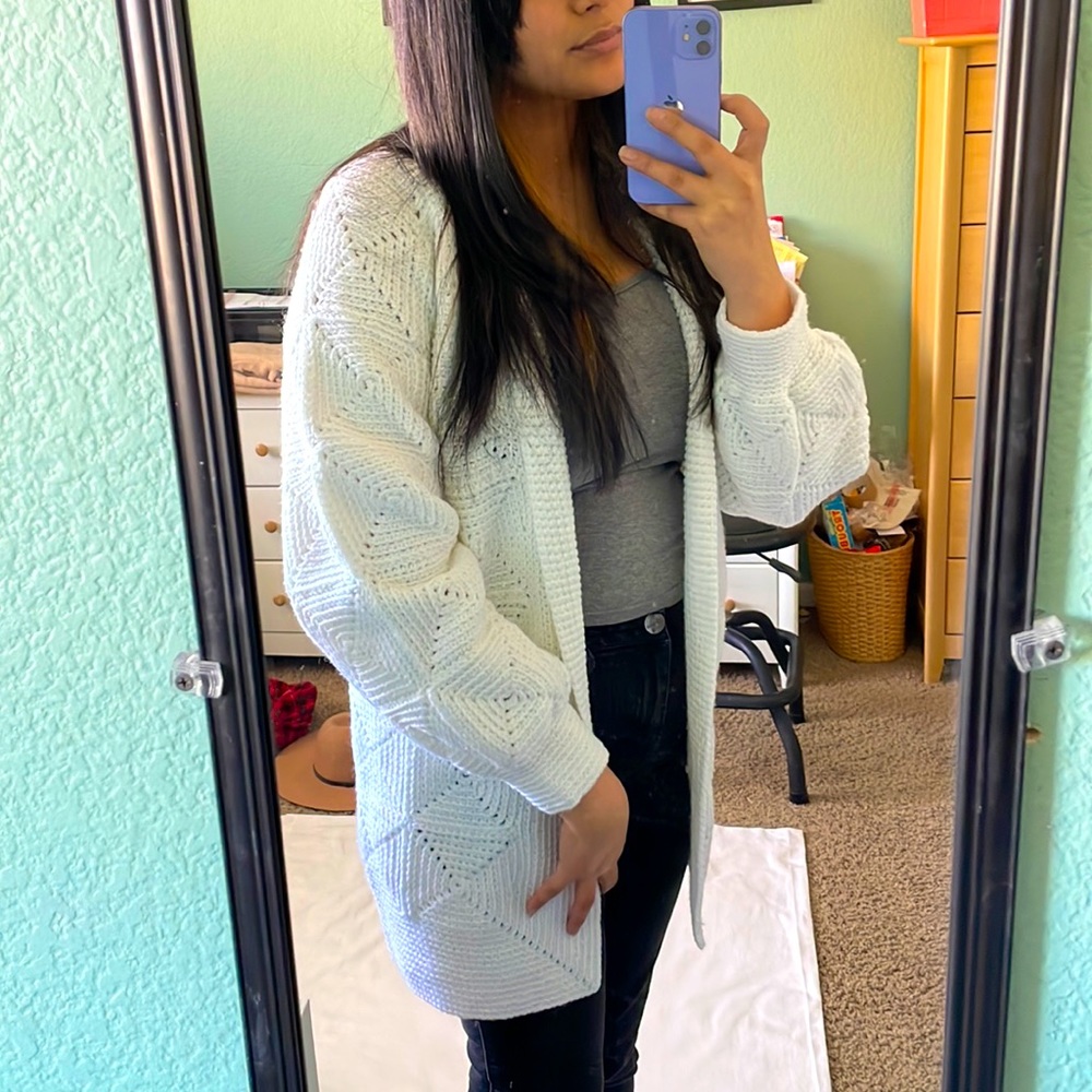 Long Handknit Cardigan - Picture 1 of 5